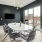 Conference room with large window and media accommodations